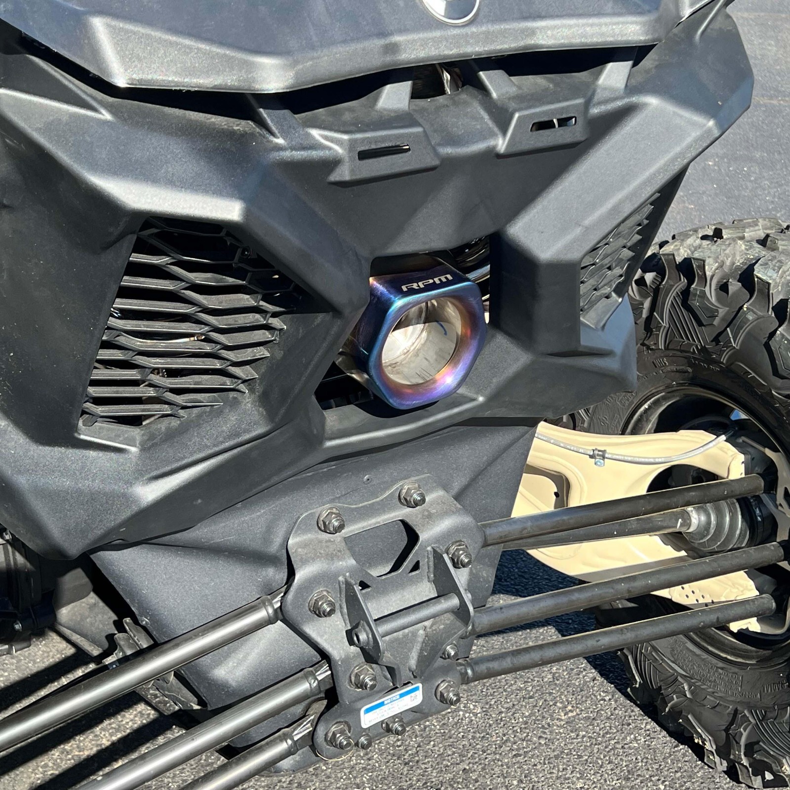 RPM Can-Am Maverick X3 Stainless Replacement Colored Tip