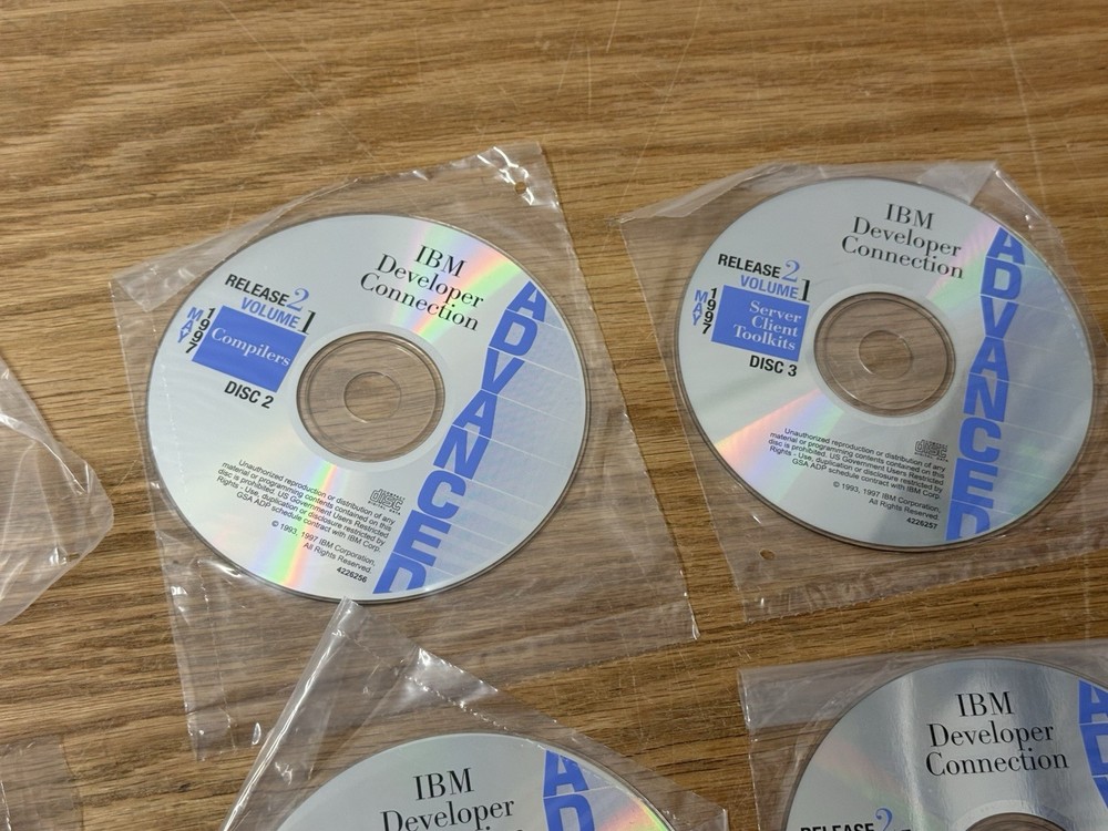 IBM Developer Connection NEW CD ADVANCED Release 2 1997 Toolkits Software
