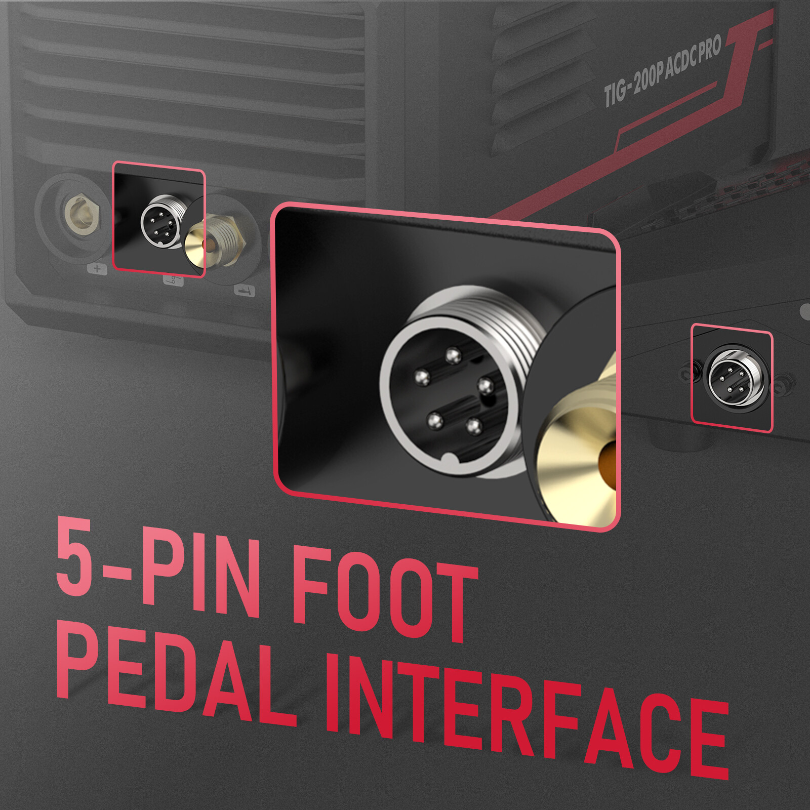 200A AC/DC Aluminum Tig Welder with Pulse, STICK/TIG 110/220V welding machine