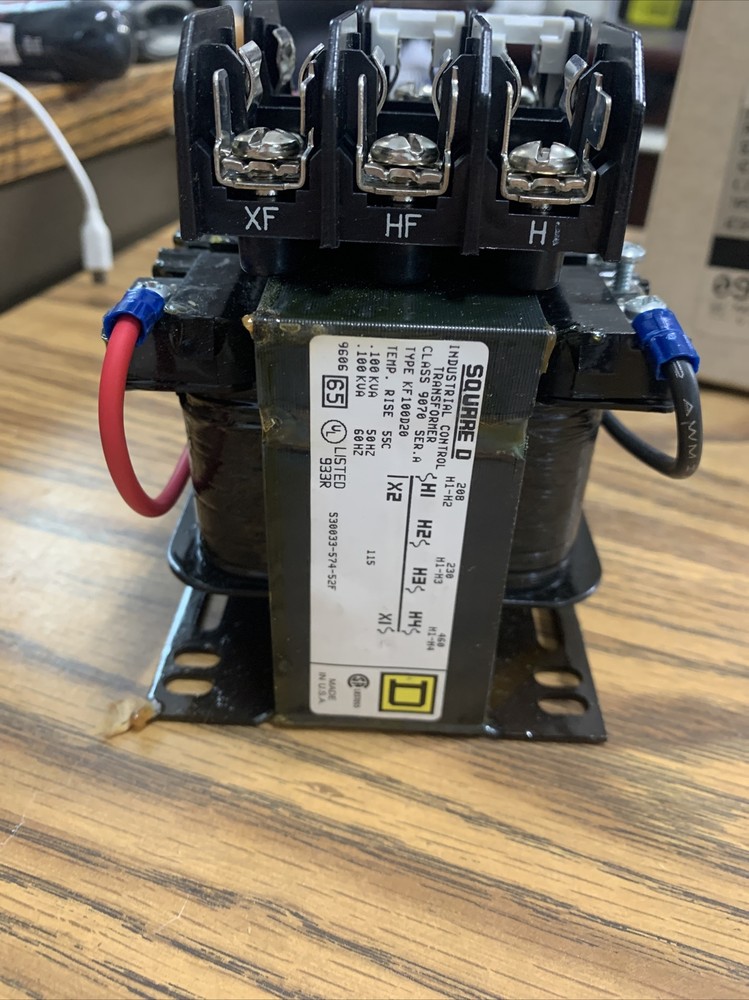 Square D 9070 KF100D20 control transformer