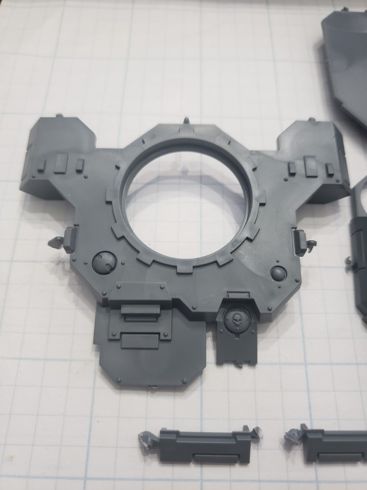 Warhammer 40k Space Marine Bits Repulsor Executioner Hull Mount & Turret Frame