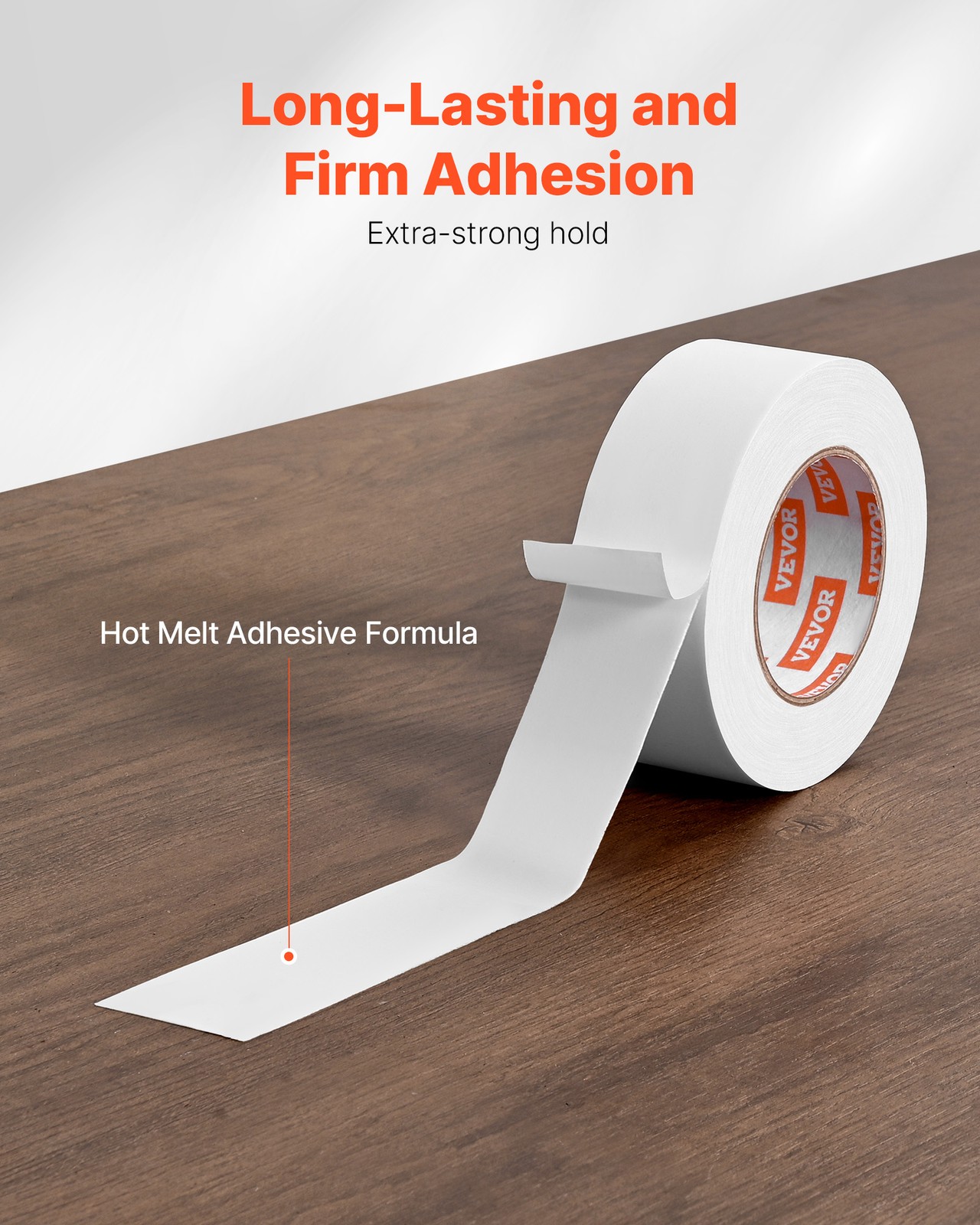 VEVOR Double Sided Carpet Tape Rug Tape 2 Inch x 30 Yards for Area Rugs Carpets