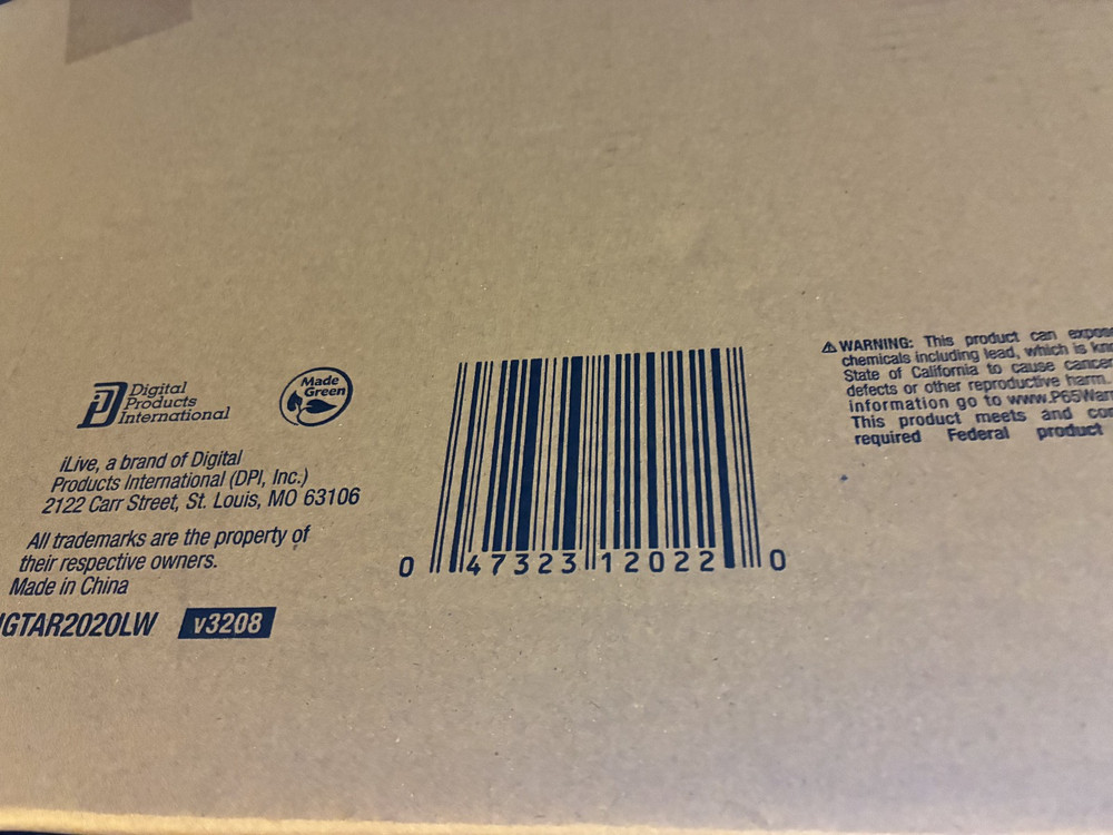 iLive Acoustic Guitar, Practice 38" w Box