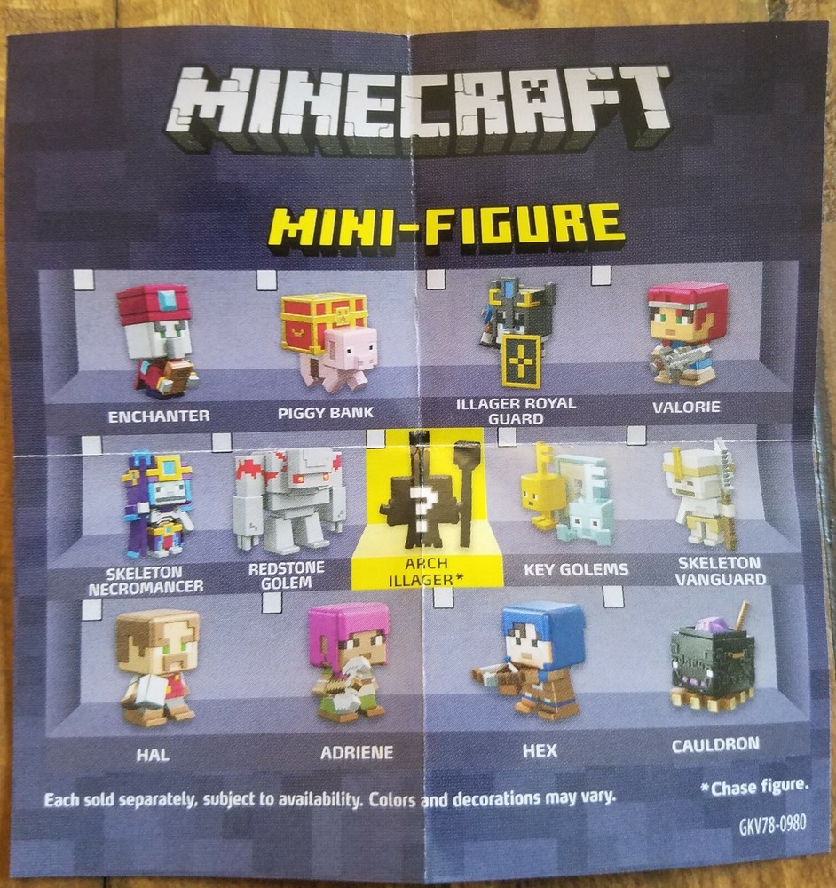 Choose your Minecraft Mini Figures! Series 20 Dungeons, 21, 22, 23, 24, 25 MORE!