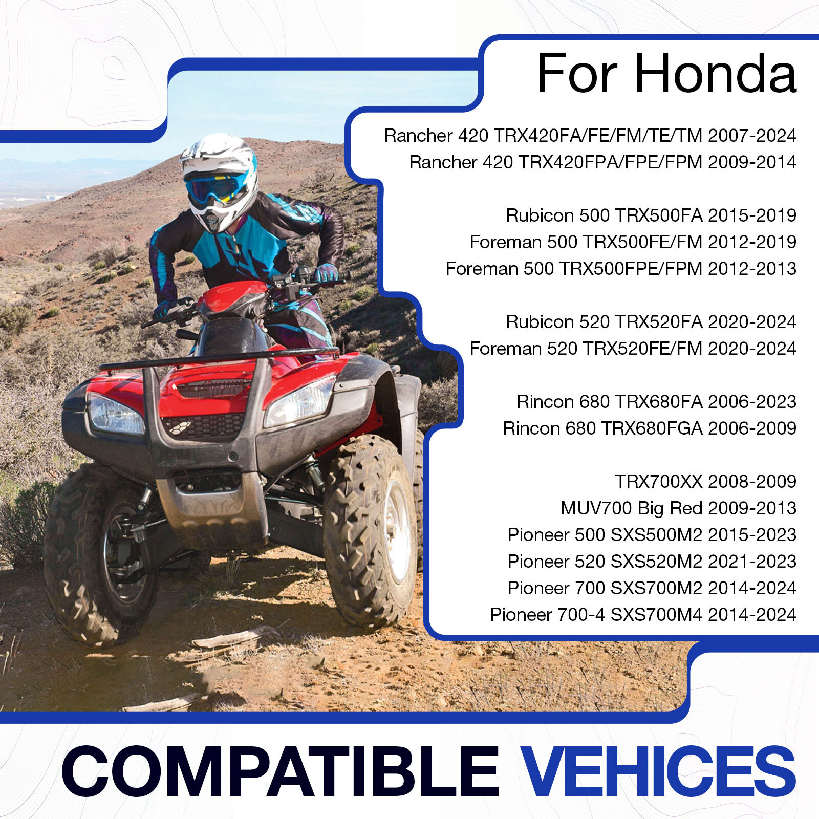 Idle Air Control Valve Set 16430-HP6-A01 for Honda Rancher 420 TRX420 2007-2024