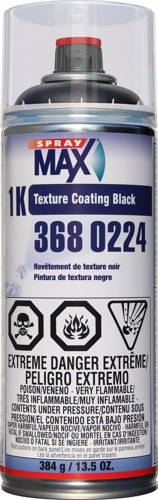 SprayMax 1K Black Texture Coating, 3680224