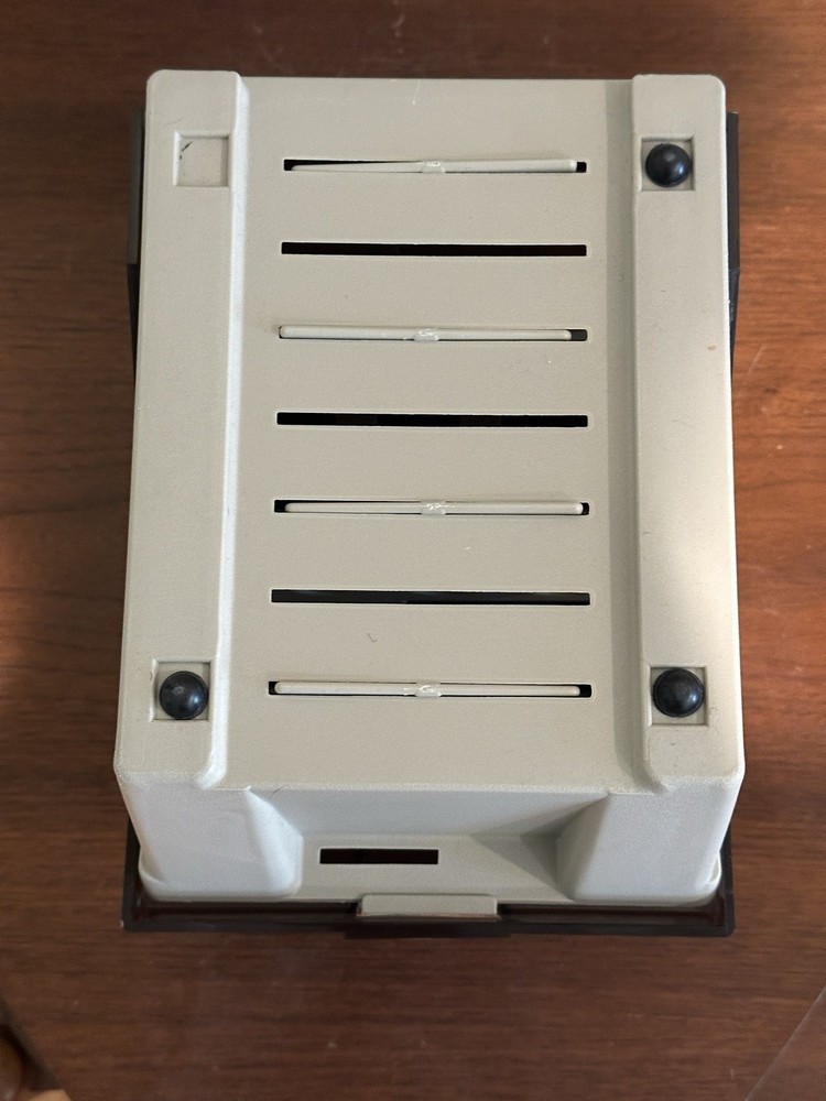 Vintage 5.25 Floppy Disk Software Storage Box Case w/ Dividers | Clean