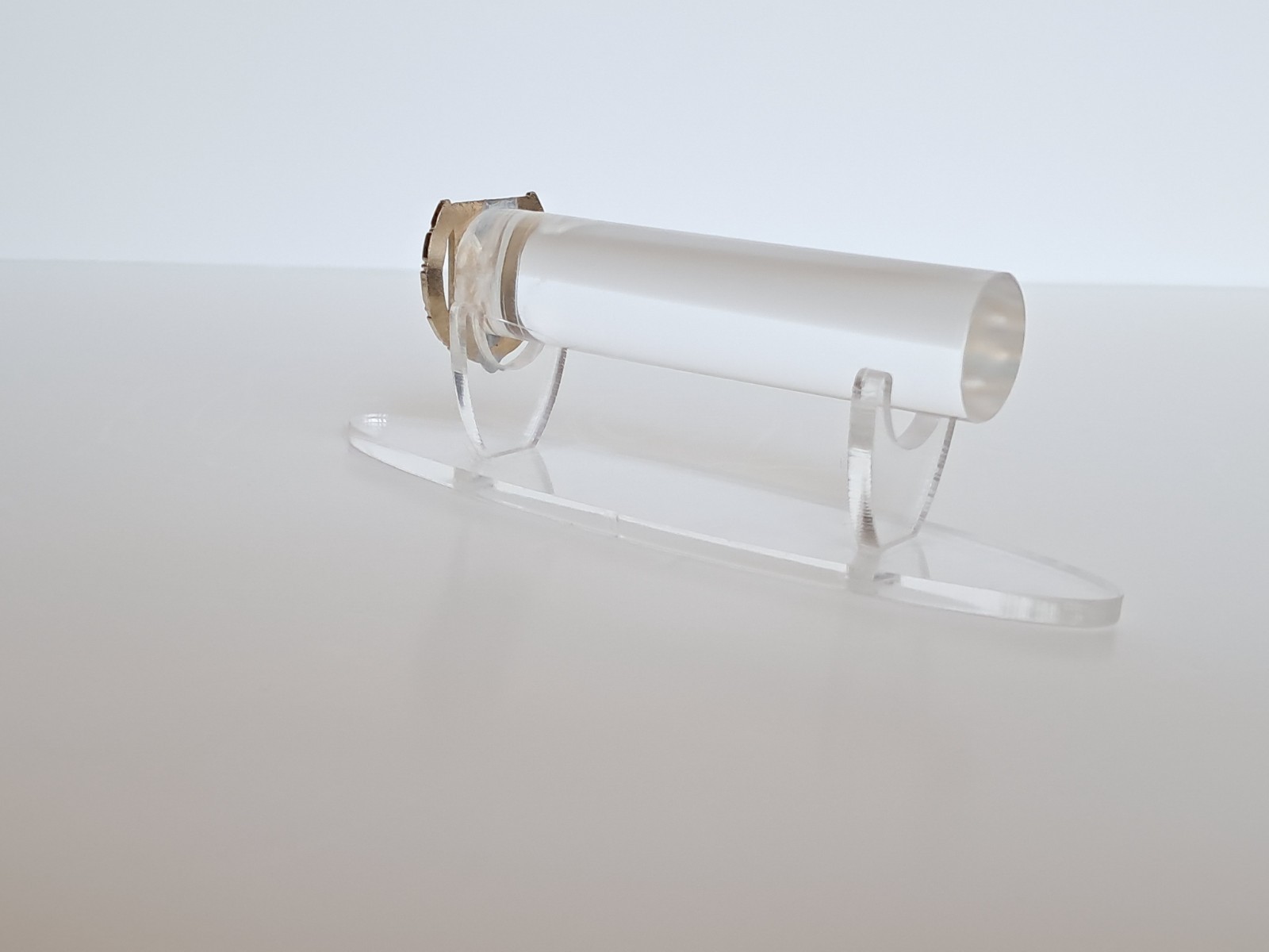 Handgun Firearm Gun Safe Shelf Display Rod - 1 & 1/8" POW*MIA Enamel Topper