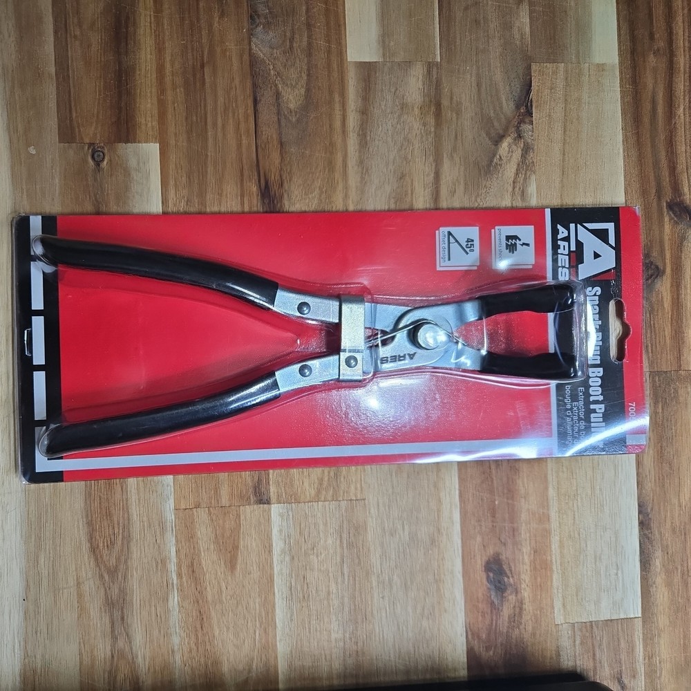 SPARK PLUG BOOT PLIERS PULLER 45 DEGREE OFFSET DOUBLE INSULATED