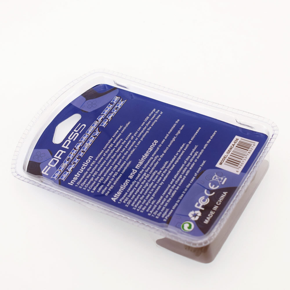 Replacement battery For Sony PS5 DualSense Controller 2000mAh& USB Cable charger