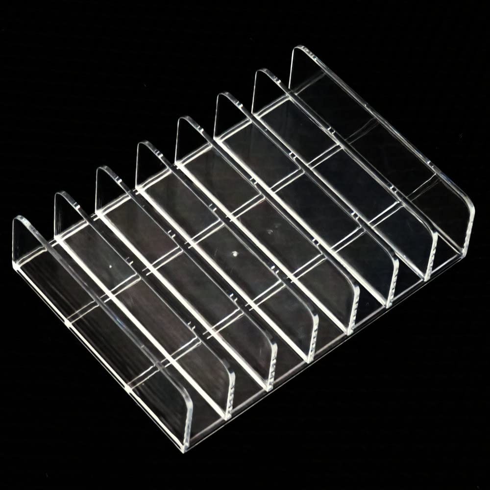 Pmsanzay DVD Storage Box - Clear Acrylic - Stackable and CD Holder,