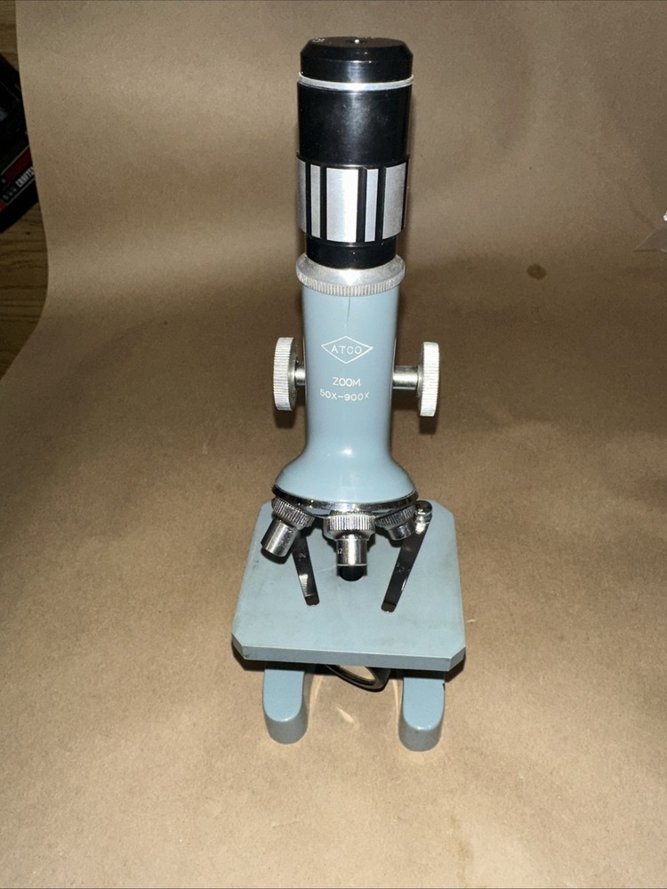 Vintage Atco 50X-900 Microscope