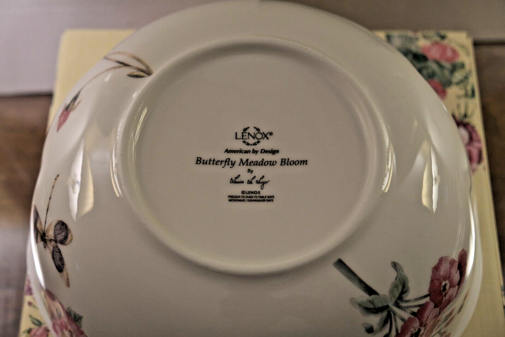 Lenox Butterfly Meadow Bloom Serving Bowl