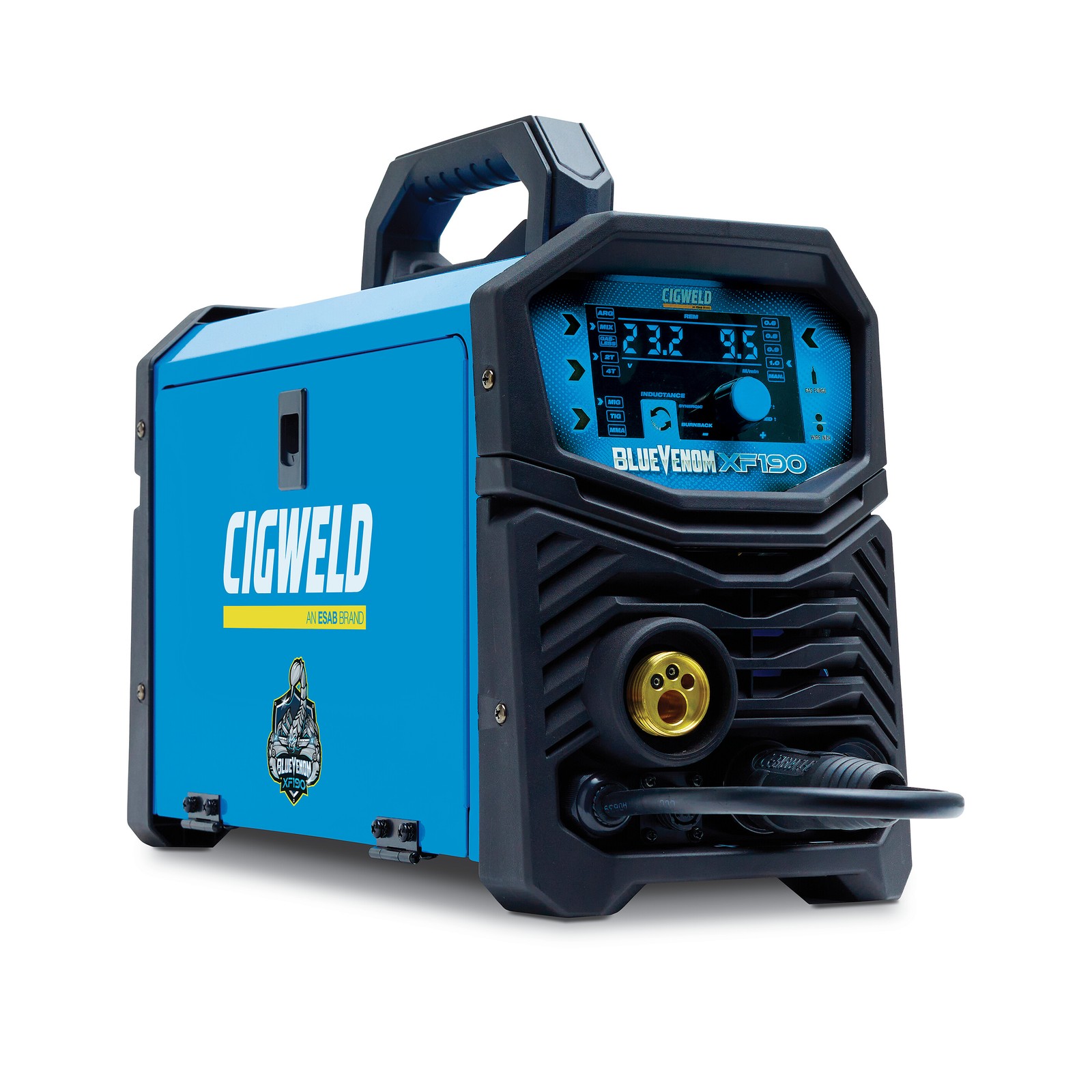 CIGWELD XF190 BlueVenom Bundle - Mig Tig Welder + Tig Torch + Spool Gun W1400190