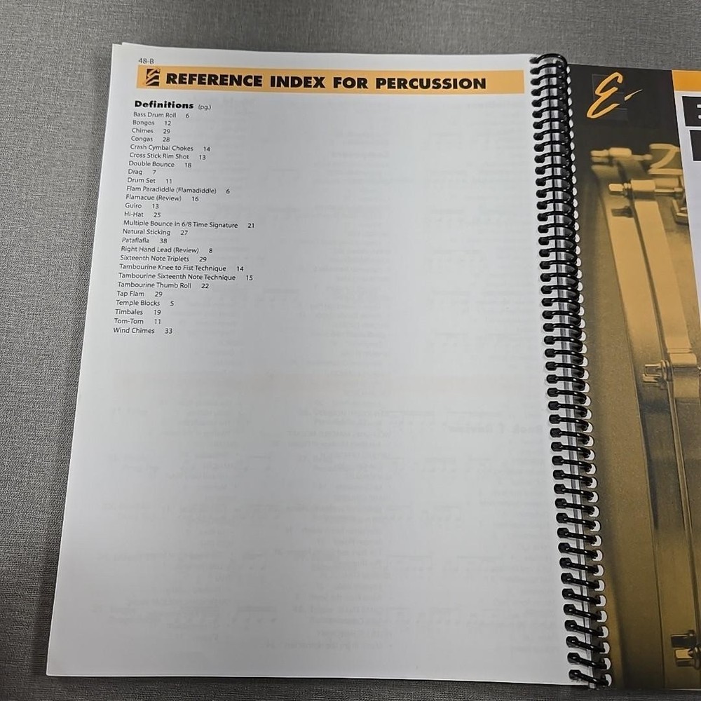 Essential Elements 2000 Comprehensive Band Method Percussion Bk 2 ~ 2004 Spiral