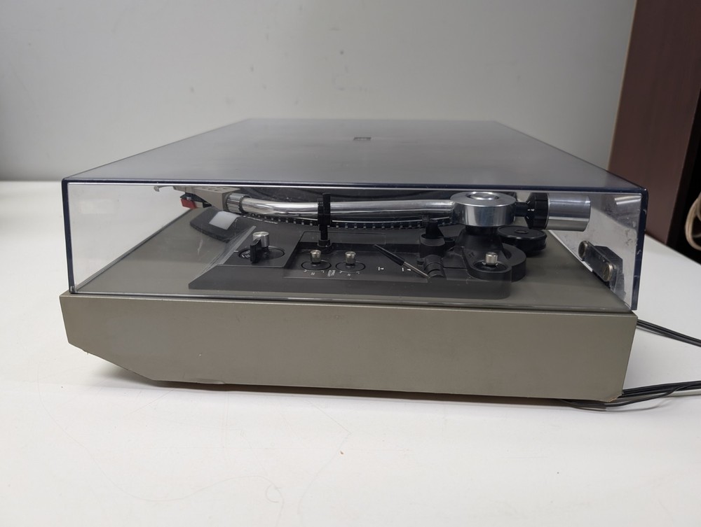 Technics SL-23 Turntable Pioneer Headshell Tested Working