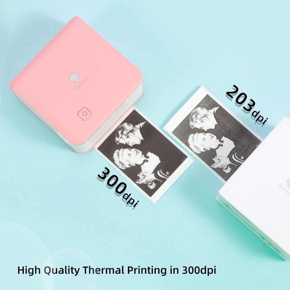 300DPI Mini Printer Pocket Portable Wireless Thermal Bluetooth Sticker Maker Lot