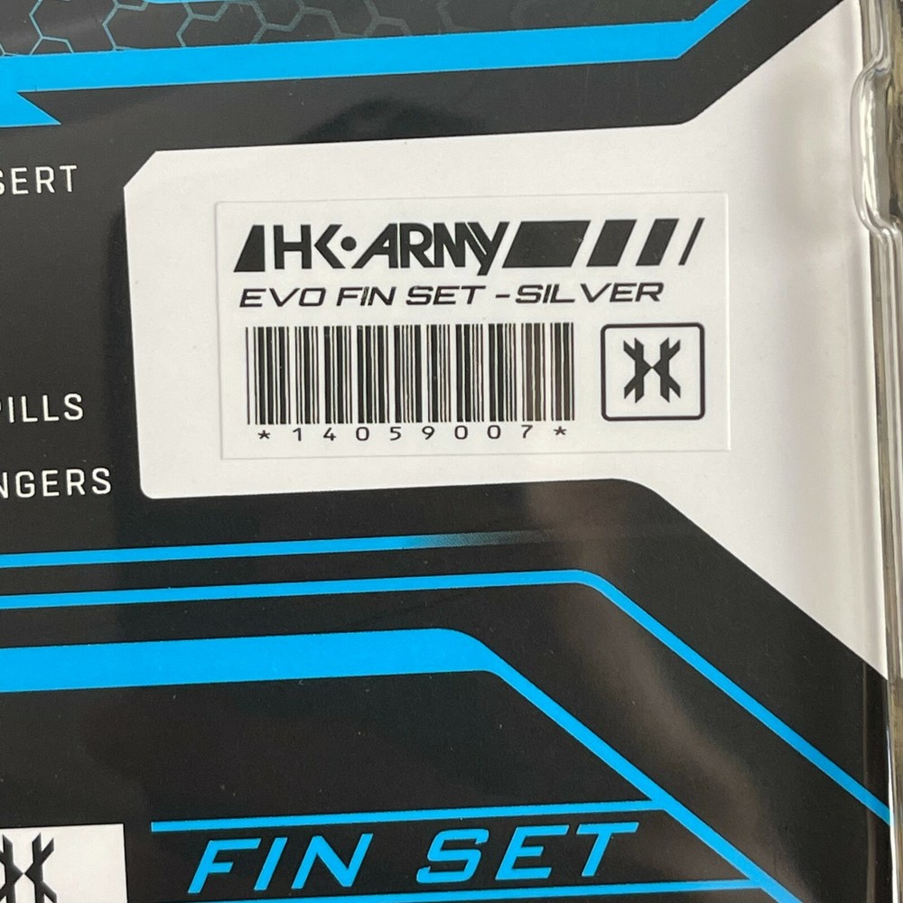 NEW HK Army EVO Replacement Fin Set - Silver (2 Pack)