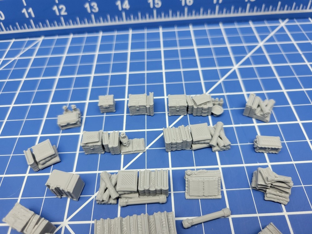 Bookshelf Item Set- Library & Study Accessories - Hero's Hoard - EC3D - DND - RP