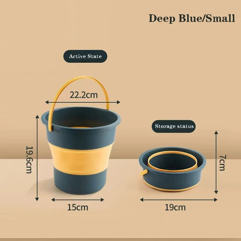 Portable Folding Water Bucket – Multi-Functional Collapsible Bucket for Car Wash