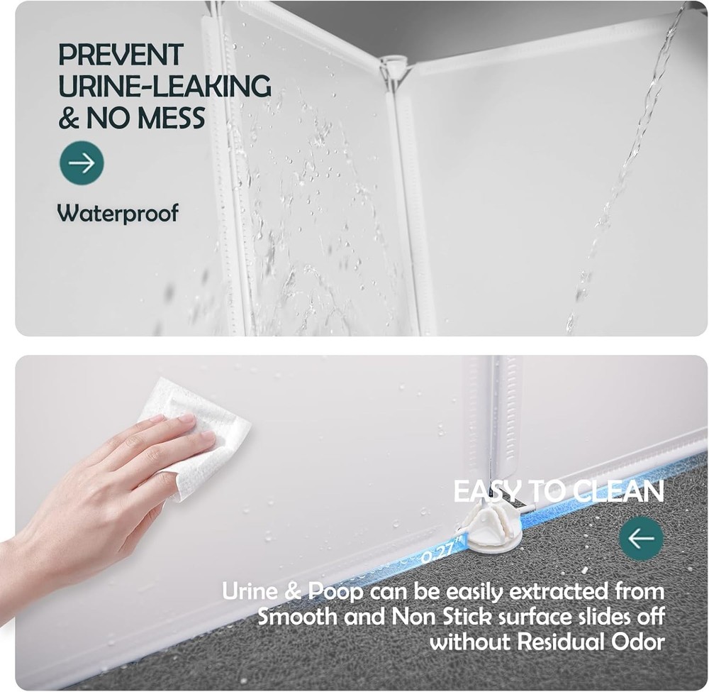XL Cat Litter Box Enclosure Splash Guard Kit