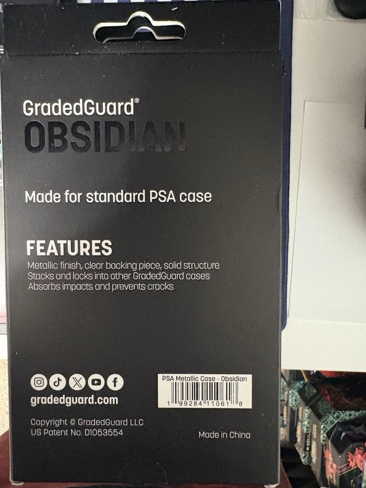 GradedGuard PSA Graded Card Case Guard Protector OBSIDIAN Limited Edition