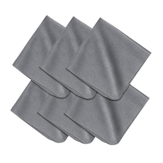 6 Pack Microfiber Cleaning Cloths for Electronics, Camera Lenses, Eyeglasses,