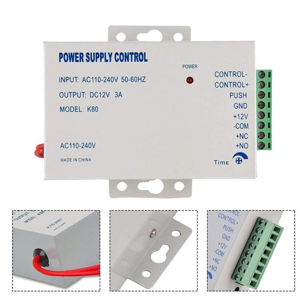 AMOCAM Access Control Power Supply for Door Intercom Doorbell, Various