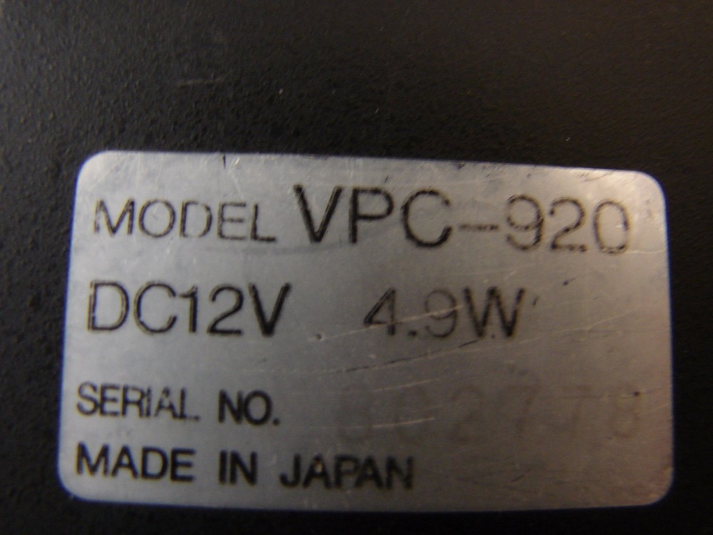 Toshiba VPC-920 CAMERA MICROSCOPE CCD DIGITAL COLOR