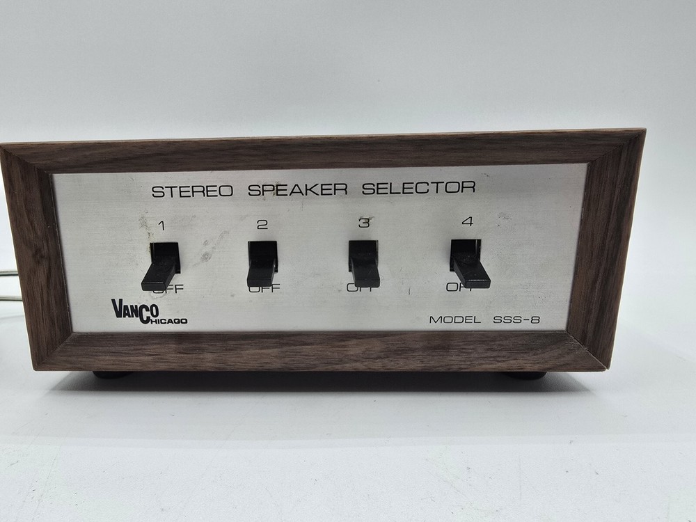 Van Co Chicago Stereo Speaker Selector Model SSS-8