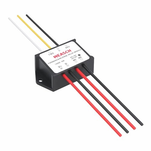 Forward and Reverse Relay Module, 12V 10A Pre-Wired with LED Light, for