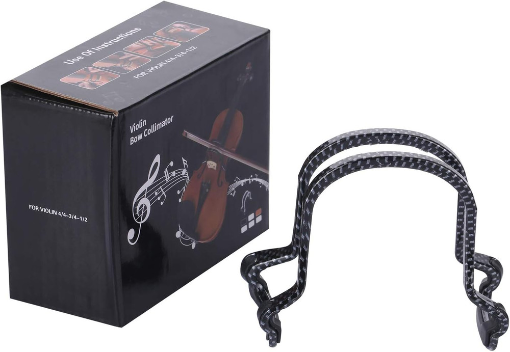 Violin Bow Straightener - Collimator Guide Tool for Beginner Training & Exercise