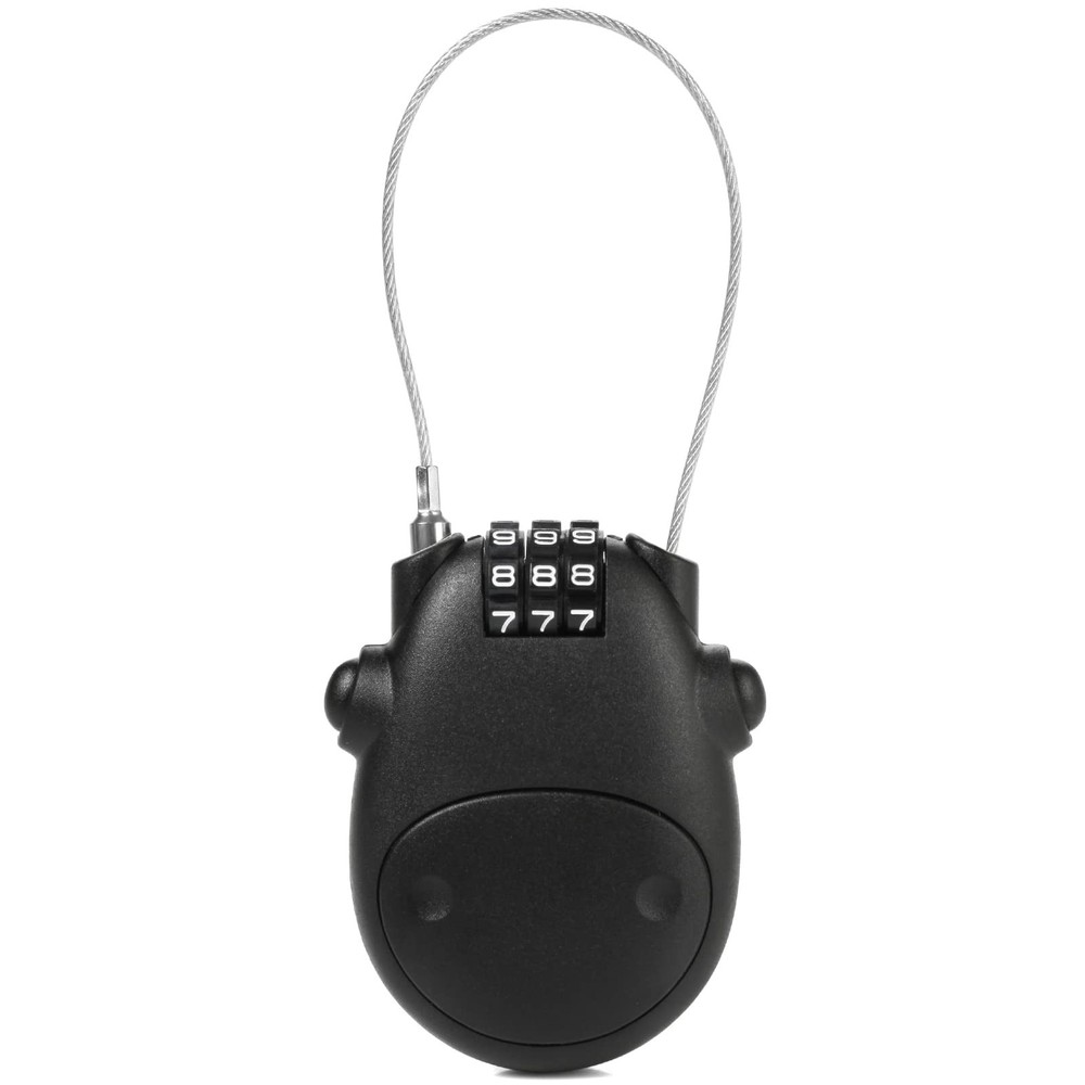 Luggage Locks - Combination Lock, Black, 27" Circumference, 10,000 Code Optio...