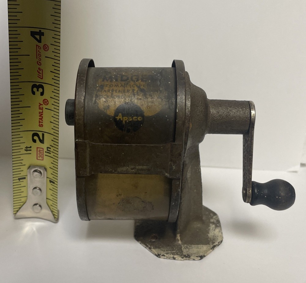 Vintage Apsco Pencil Sharpener, Midget