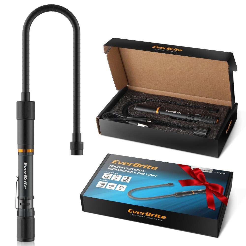 EverBrite Multi-Functional Rechargeable Work Light LED Flashlight w/3 Light Mode