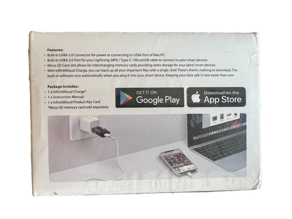 New InfinitiKloud Charge Apple And Android Compatible