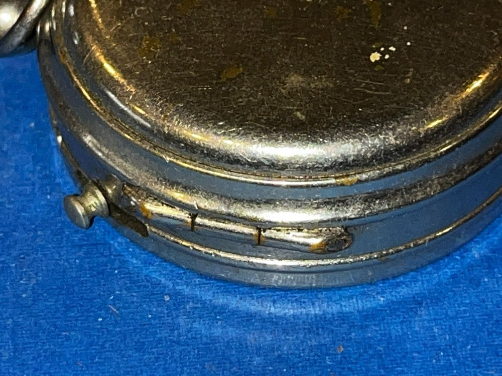 Antique Hunter Brass Cased Pocket Compass missing needle