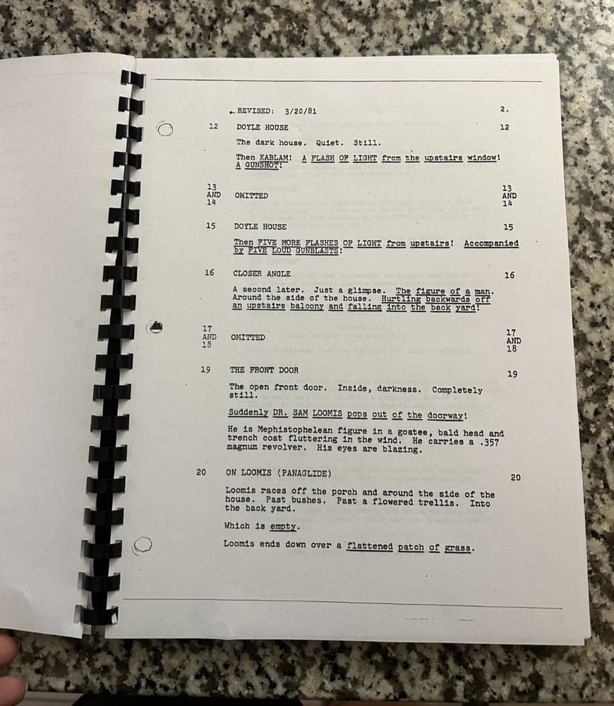 Halloween 2Horror Movie Script Reprint Full Screenplay Script