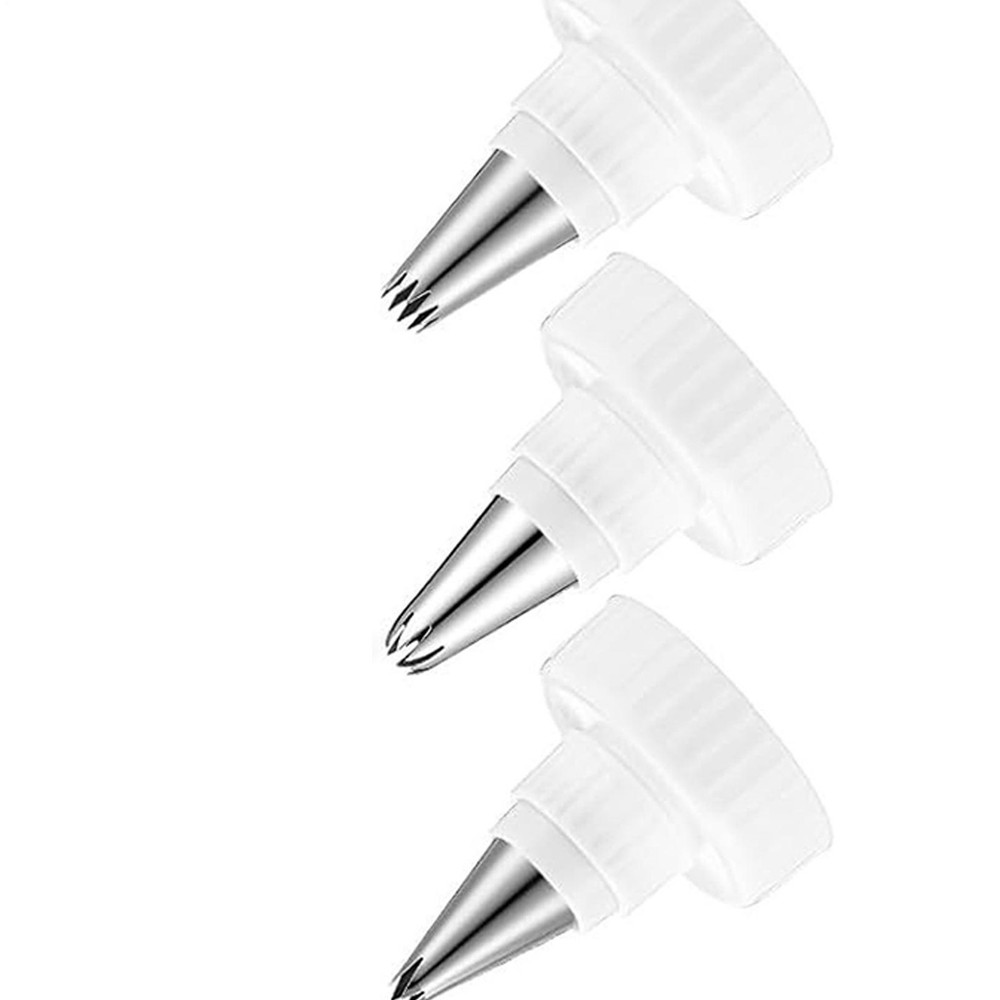 Icing Bottles Ergonomic Leak Proof Tool Set Decorating Icing Tubes