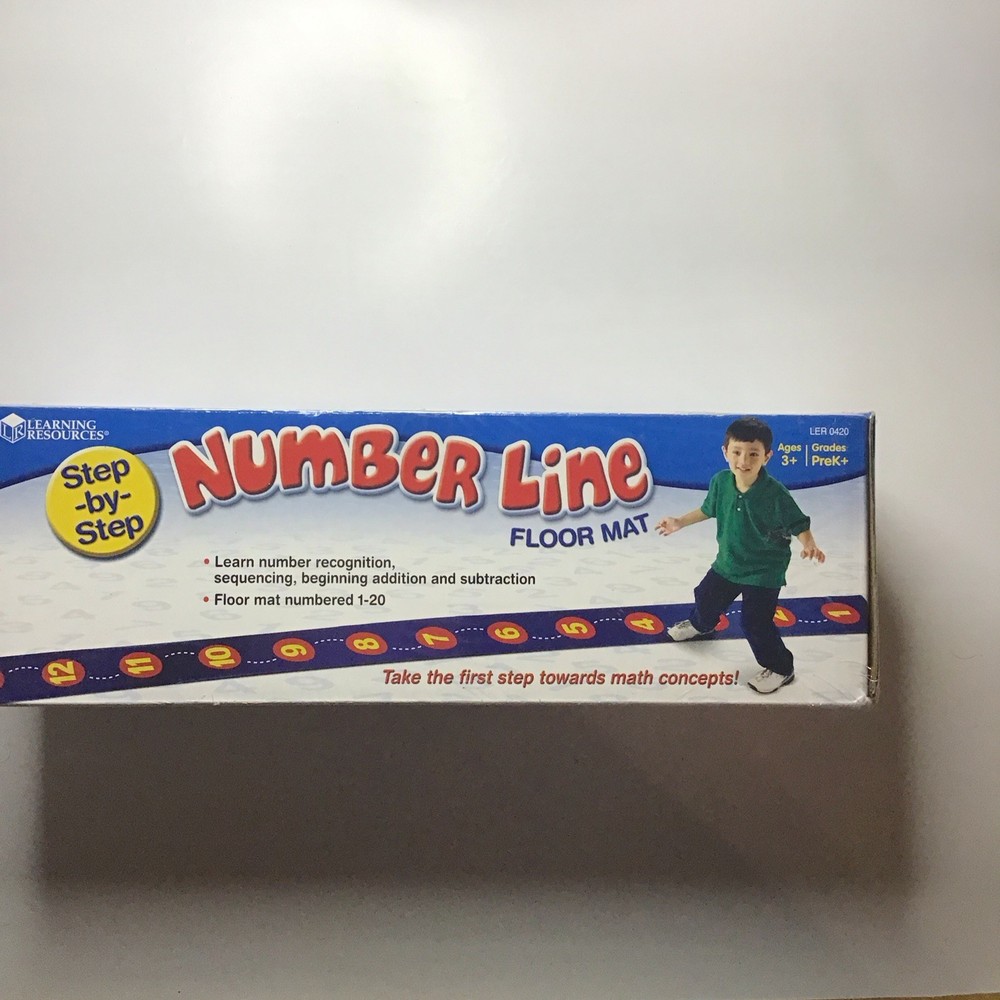 Learning Resources, Math Counting Step-by-Step Number Line 1-20,