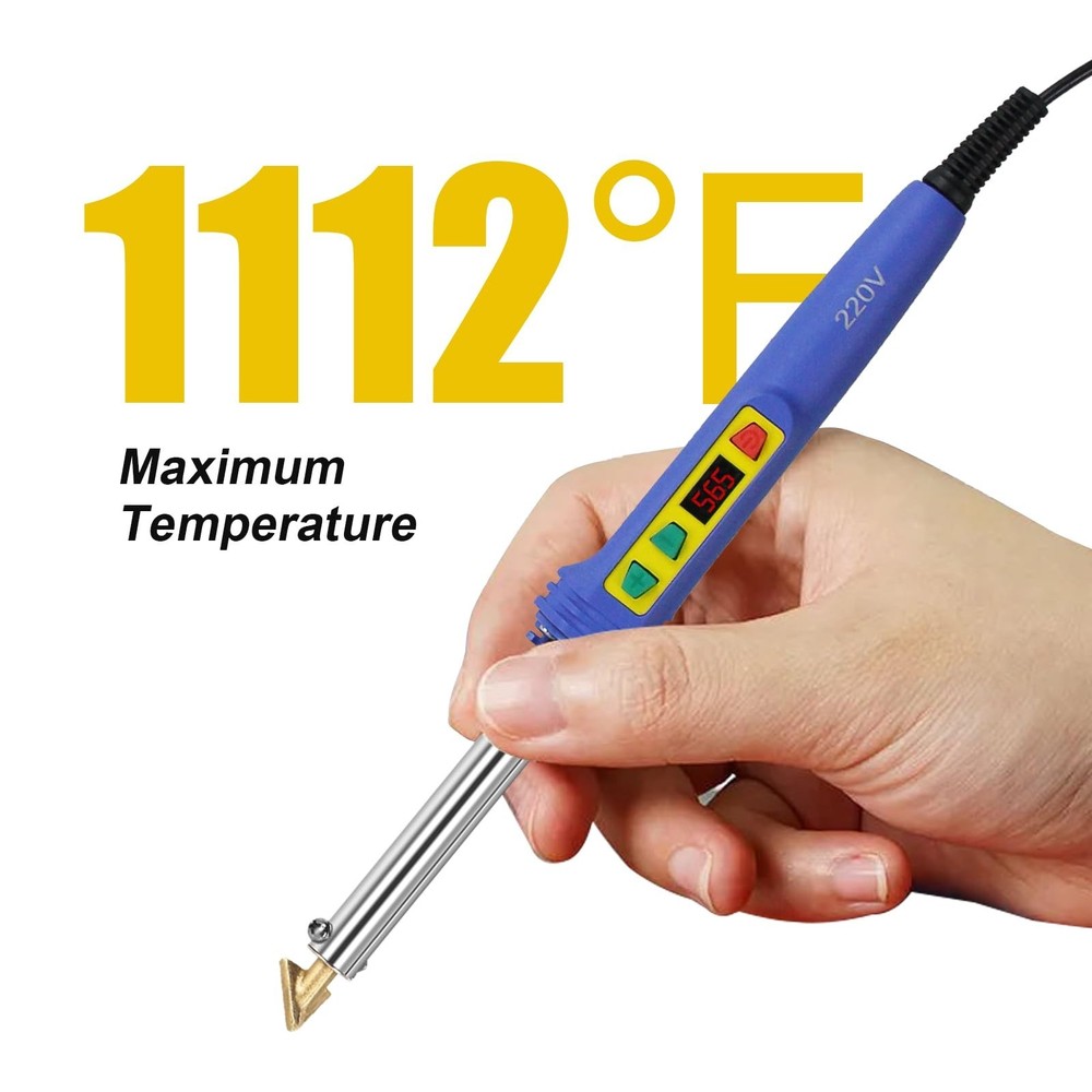 Plastic Welding Kit Deluxe -UL Certified LED Digital Adjustable Temperature P...