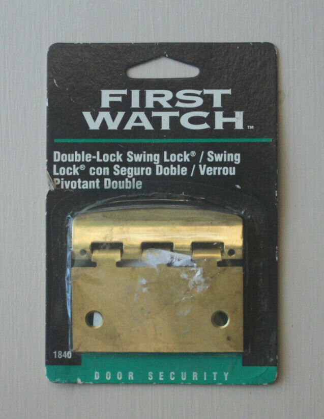 First Watch Double Locking Swing Lock