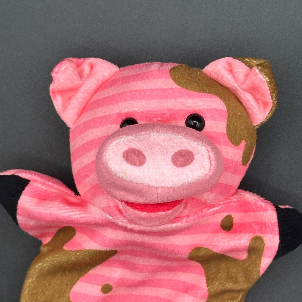 Three Hand Puppets Two Lambs And One Pig