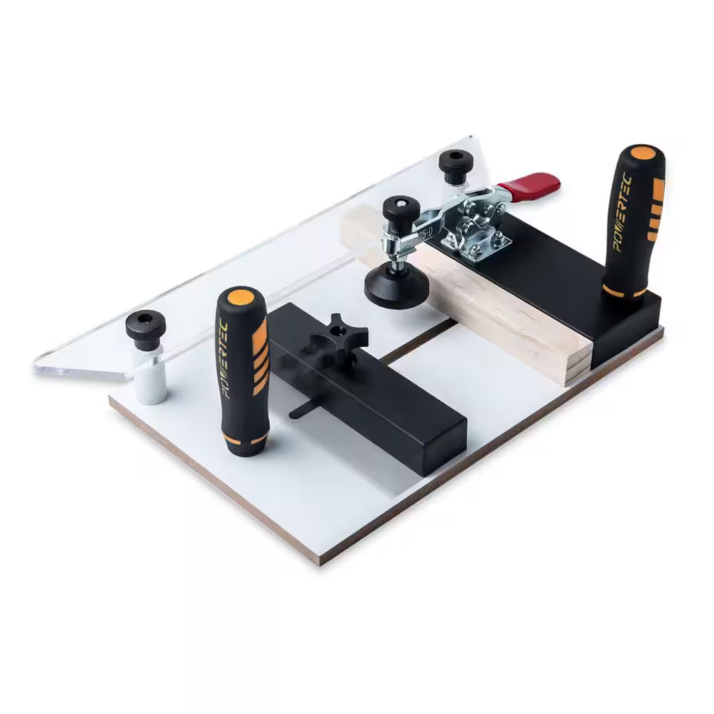 Rail Coping Sled for Table Routers, Adjustable Jig for Precise Cuts, Cabinet Joi