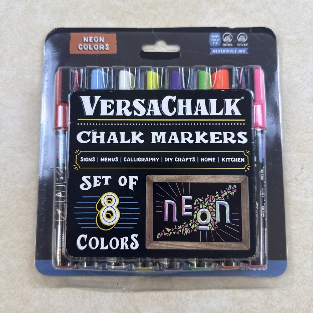 Versachalk Vc102-B Chalk Marker, Assorted, Capped
