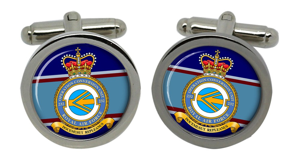 232 OCU, RAF Cufflinks in Box