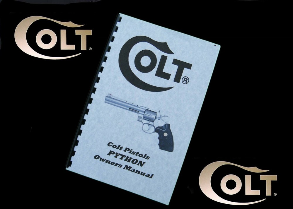 COLT Python Revolver Owners Manual