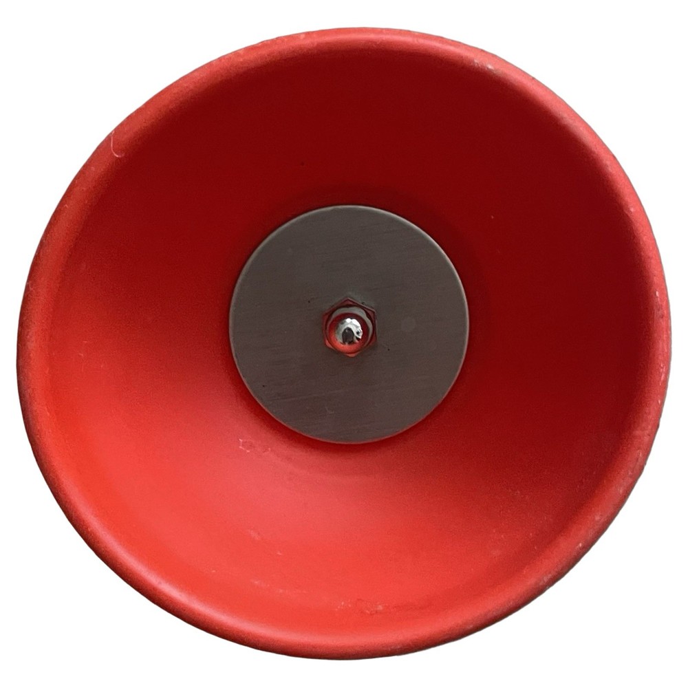 Sidewinder Diabolo Only Red Silver Circus 4.25”