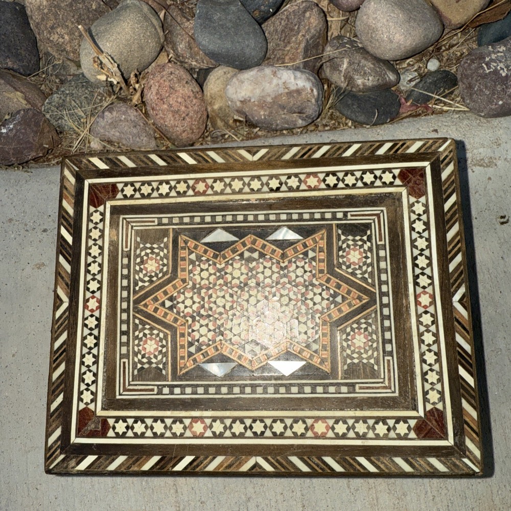 Middle Eastern Khatam Marquetry Inlay Box