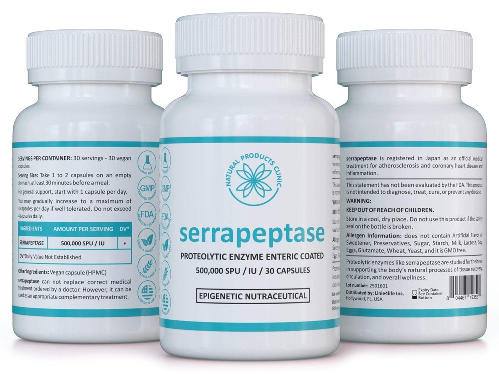 Serrapeptase – Systemic Enzyme Supplement